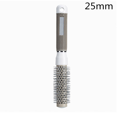 

Gobestart Professional Ceramic Round Barrel Hair Brush Iron Radial Comb for Curling
