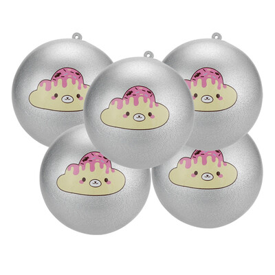 

Gotoamei 5PCs Bread Pendant Scented Charm Slow Rising Collection Stress Reliever toy