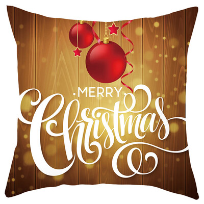 

Siaonvr Merry Christmas Short Plush Pillowcase Sofa Pad Set Home Decoration 18x18 Inch
