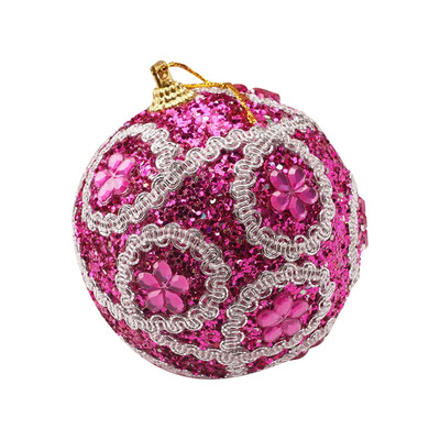 

Siaonvr Christmas Rhinestone Glitter Baubles Ball Xmas Tree Ornament Decoration 8CM