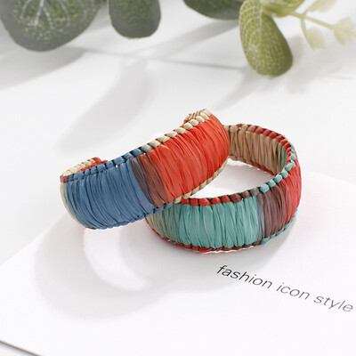 

Flashbuy Raffia Sector Drop Earrings For Women Geometric Handmade Rattan Earring Fashion Jewelry Wedding Gift Accessories