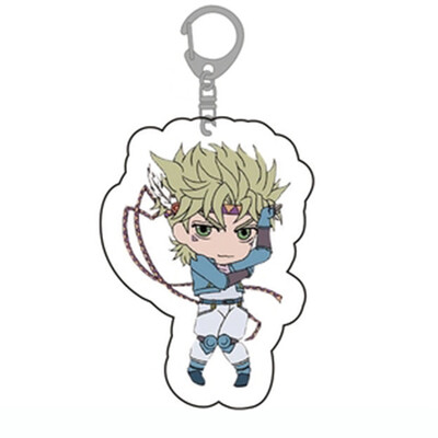 

CAR-TOBBY Anime Jojos Bizarre Adventure Keychain Cartoon Figure Acrylic Keychain
