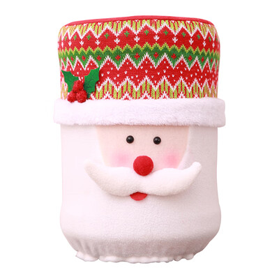 

1pc Christmas Decoration Water Dispenser Bucket Cartoon Dust-proof Protect Cover