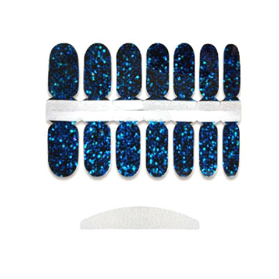 

Glitter Nail Stickers Wrap Cover Full Nail Polish Sticker Self-Adhesive DIY Nail Art Decoration