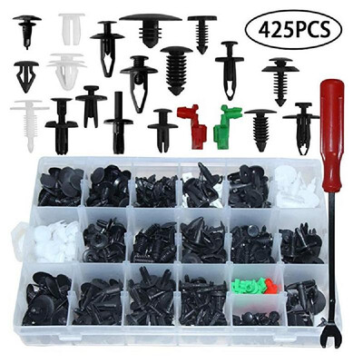 

425PCS Universal Drive Rivet Kit Auto Vehicle Door Panels Fastener for FordChevrolet