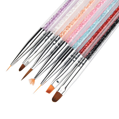 

〖Follure〗7pcsNail Art UV Gel Polish Design Dot Painting Detailing Pen Brushes Tool