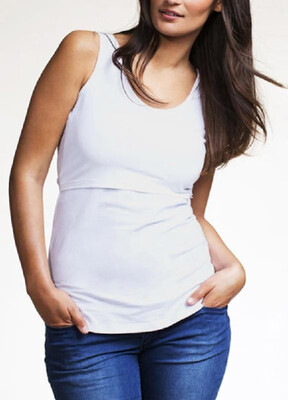 

Convenient Maternity Pure Color Tank Top