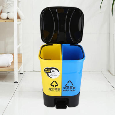 

Greensen Pedal Dustbin Trash Bin Garbage Can for Toilet Kitchen Living Room