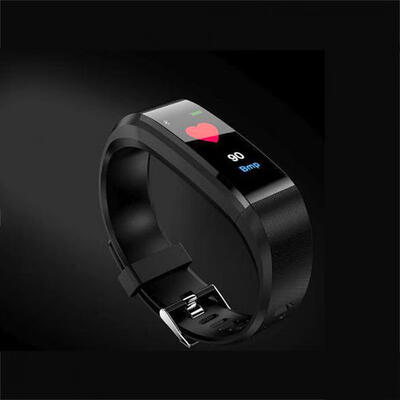 

115PLUS Bluetooth Fitness Tracker Waterproof Smart Sport Bracelet With Color Screen Heart Rate Sleep Monitor