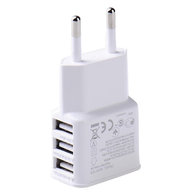 

EU plug rondaful 3 ports EU plug USB wall for samsung galaxy s5 note 4