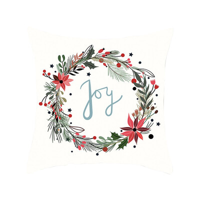 

〖Follure〗Merry Christmas Pillow Cases Nordic Sofa Cushion Cover Home Decoration
