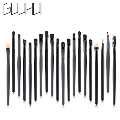 

Toponeto 20 Pcs Wood Makeup Brush EyeShadow Brush Cosmetics Blending Brush Tool