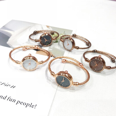 

French minority bracelet watch female students Korean version of simple waterproof Mori girl retro ins wind Joker small fresh