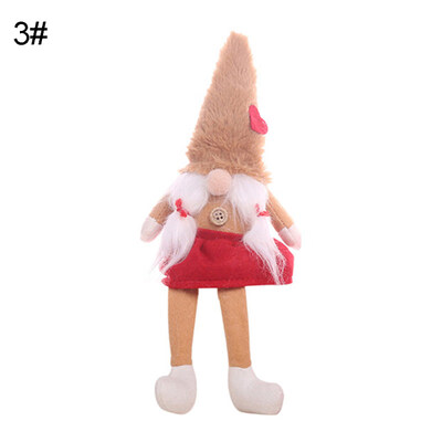 

Christmas Decor Cute Gnome Tomte Dwarf Santa Elf Plush Toy Home Table Ornament