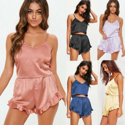 

Women Lingerie Nightgown Sleepsuit Underwear Pyjamas Pajamas Nightwear Sleepwear