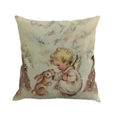 

Tailored Christmas Printing Dyeing Sofa Bed Home Decor Pillow Cover Cushion Cover A