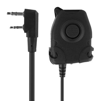 

Walkie Talkie Microphone Heavy Duty U94 PTT K Head Earpiece Radio Headset