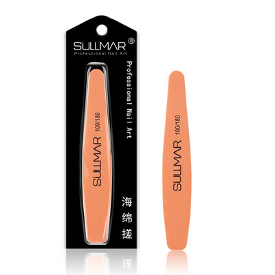 

Toponeto Straight Round Sponge Polishing Rub Double Polishing Strip Manicure File