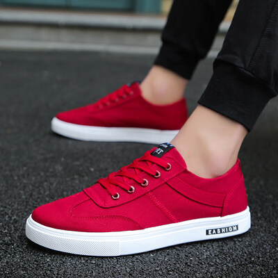 

Summer with casual shoes red mens shoes Joker spirit society guy autumn tide shoes