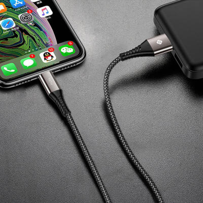 

Lightning Cable Heavy-duty 24A Fast Charging And Syncing Cord For IPHONE-1m