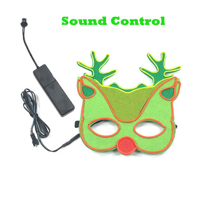

〖Follure〗Christmas LED Mask Glowing Cold Light Mask Reindeer Cosplay Party Decoration