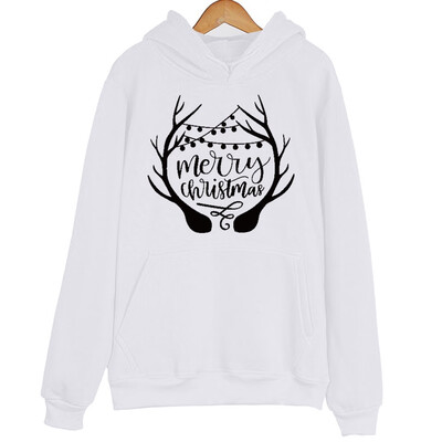 

Tailored Women Casual Ultra Soft Letter Print Full Sleeve Pullover Hooded Loose Blouse