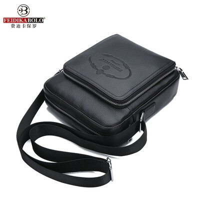 

New first layer leather Messenger bag mens small bag leather bag mens bag shoulder bag casual backpack cross section vertical
