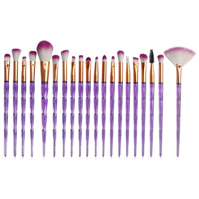 

7-12pcs Makeup Brush Premium Soft Handle Synthetic Fiber Bristles Powder Cosmetics Brush Kit for Ladies New Hot