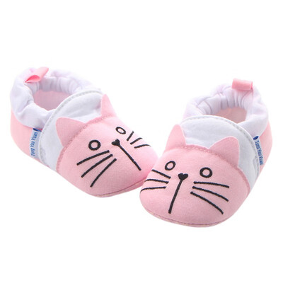 

WEIXINBUY Baby Boys Girls Soft Cotton Crib Shoes Infant Anti Slip Toddler Shoes For 3-11M Kids 8 Styles First Walkers