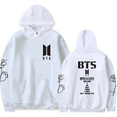 

KPOP BTS Bangtan Boys TATA Hoodie Sweatshirt Unisex Loose Pullover Sweater Tops