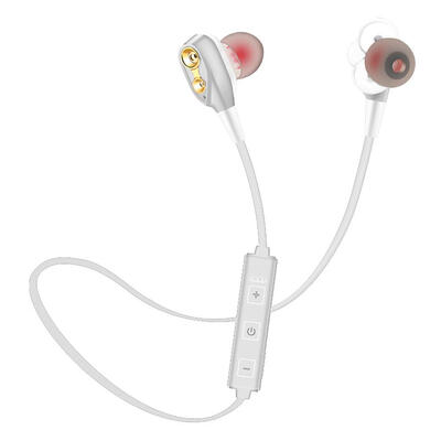 

XT-21 Bluetooth Earphone Double Moving Coils Quad Core Mini Stereo Earnuds