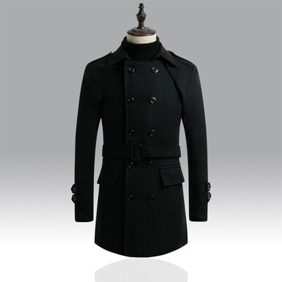 

Toponeto Mens New Winter Style Fashionable Warm Snowflake Windbreaker Coat Pure Coat