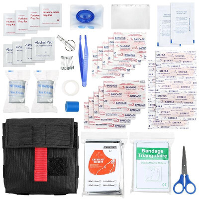 

Quick Access First Aid Kit Tactical Molle Waist Pouch Outdoor Survival Tool Set Essential Aid Supplies Included