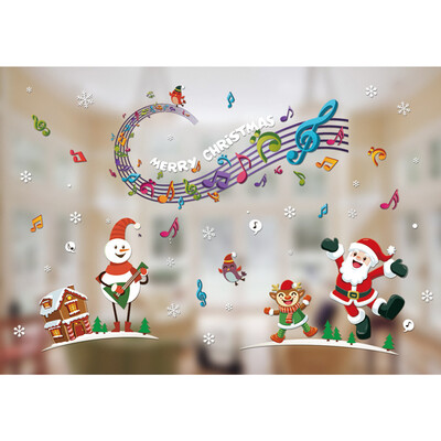 

〖Follure〗Merry Christmas Household Room Window Wall Sticker Mural Decor Decal Removable