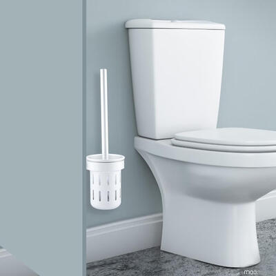 

Greensen Aluminium Alloy Toilet Brush Bathroom Cleaning Hollow Toilet Holder Sets for Home Hotel Toilet HolderToilet Brush