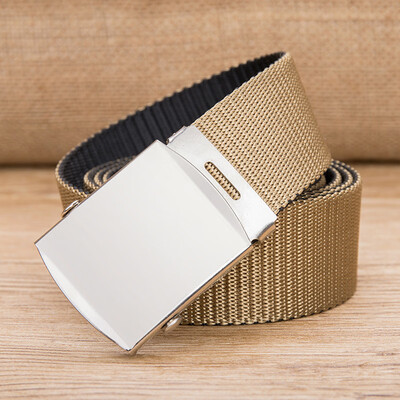 

Unisex canvas belt Quality double side color Nylon Men belt Outdoor casual sport Men&Women cowboy pants belt