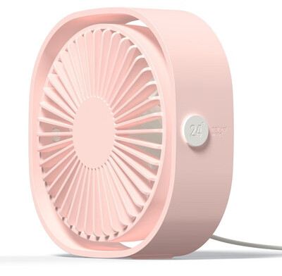 

Kiirie USB Fan Mini Desk Fan with 360° Up&Down 3 Speeds Can Be Selected Suitable for HomeOffice