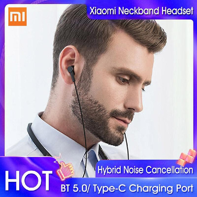 

Xiaomi Mi Neckband Headset Neckband BT 50 Wireless Necklace Earphones Hybrid Noise Cancellation Magnetic Earbuds With Type-C Hand