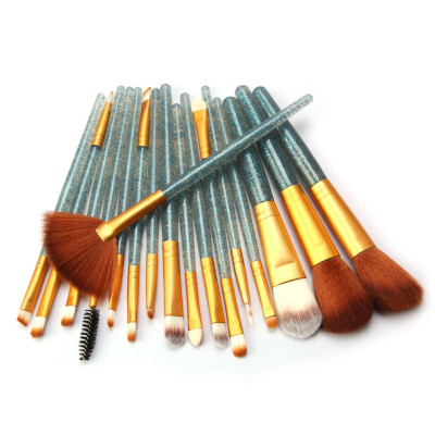 

16 Pcs Silicone Makeup Brush Silicone Material Wooden Handle Soft Comfortable Makeup Mask Brush