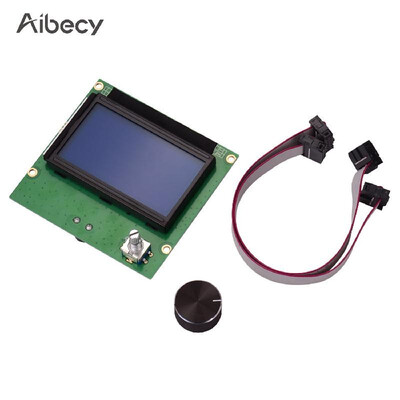 

Aibecy 3D Printer Parts 12864 LCD Display Screen with Cable Replacement for Creality CR-10 CR-10S S4 S5 Ender 3 3D Printer