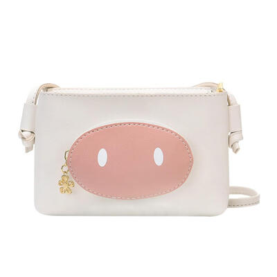 

Cute Pig Women Messenger Bags PU Leather Girls Crossbody Shoulder Handbags