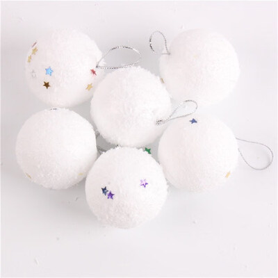 

FUNNYBUNNY 6PCS Christmas Tree Hanging Ball Ornaments Party Decor Party Home Decoration Gifts