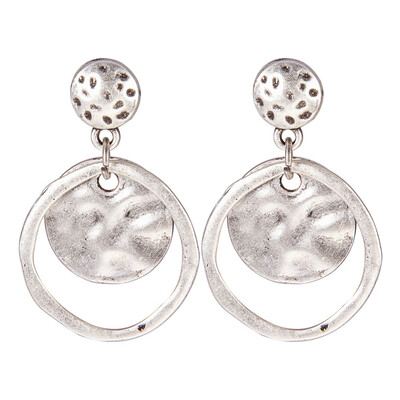 

Alloy Ear Studs with Ear Nuts Cadmium Free & Nickel Free & Lead Free Flat Round Thai Sterling Silver Plated 40mm Pin 08mm