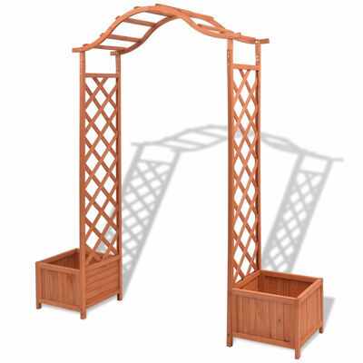 

Trellis Rose Arch with Planters 709"x157"x807"