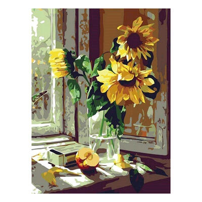 

5D DIY Full Drill Diamond Painting Sunflower Cross Stitch Embroidery Kit