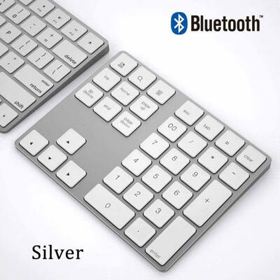 

Wireless Numeric Keypad Mini Aluminum Number Keyboard For Window IOS Mac OS Android