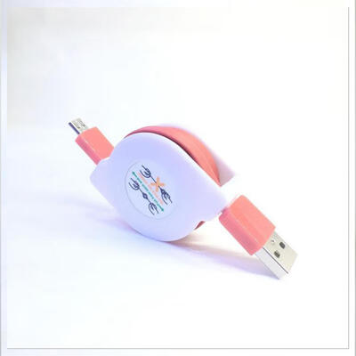 

Micro USB Fast Charge Cord Retractable Charging Cable For Android Phone-1m