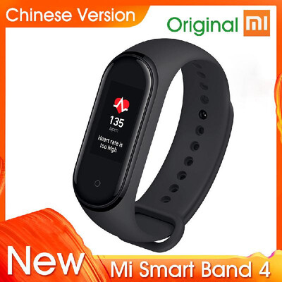 

2019 Original Xiaomi Mi Band 4 Newest Music Smart Bracelet Heart Rate Fitness Tracker 095 Color AMOLED Screen BT 50 135mAh Wris