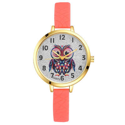 

Owl watch mens quartz watch GAIETY brand fashion watch silicone strap watch
