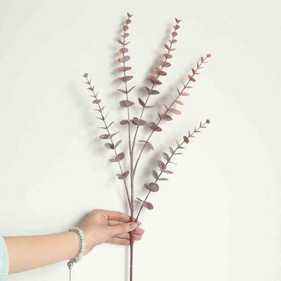 

Gobestart Artificial Fake Plastic Silk Eucalyptus Plant Flowers Home Garden Wedding Decor